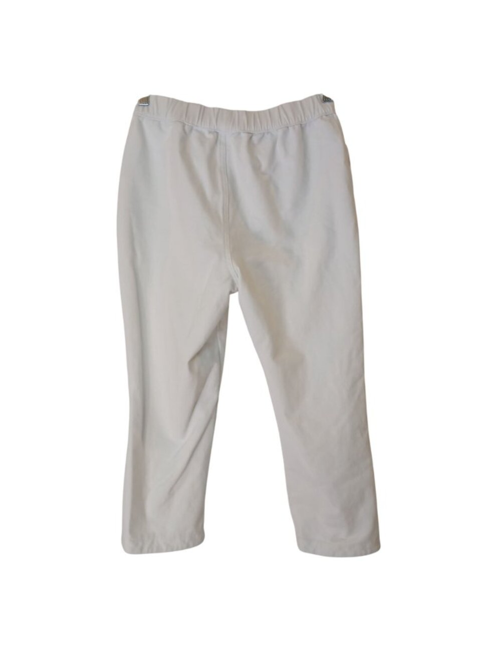 Dream Jeannes By Quacker Factory Capri Pants XXS White Pull-On Rhinestone #I-6 - Picture 10 of 10